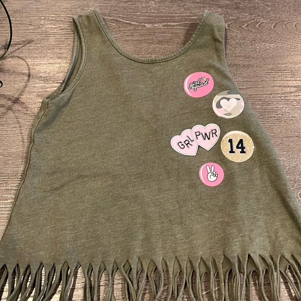 Cute green tank top